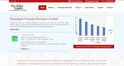 Desktop Screenshot of paradigm-info.com