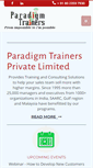 Mobile Screenshot of paradigm-info.com