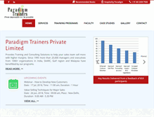 Tablet Screenshot of paradigm-info.com